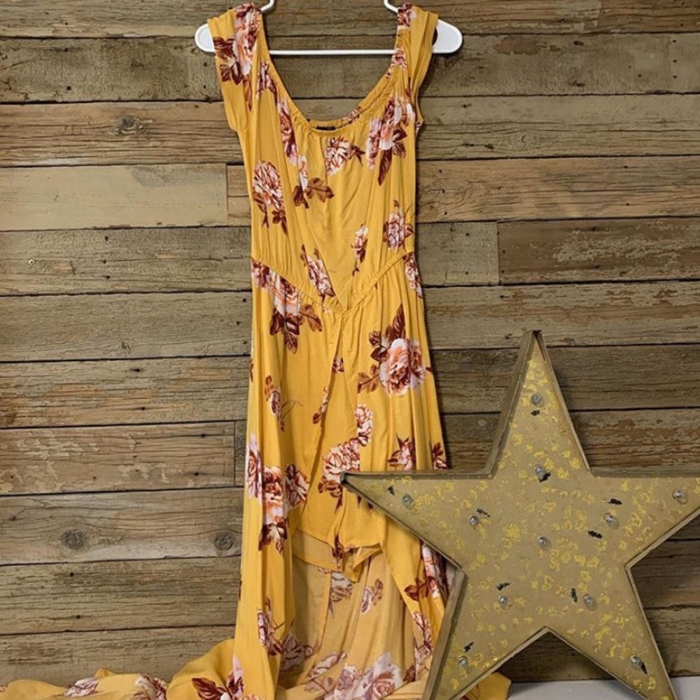 Off-the-shoulder Maxi Romper